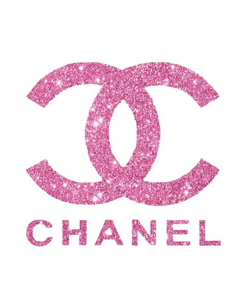 chanel logo wallpaper pink